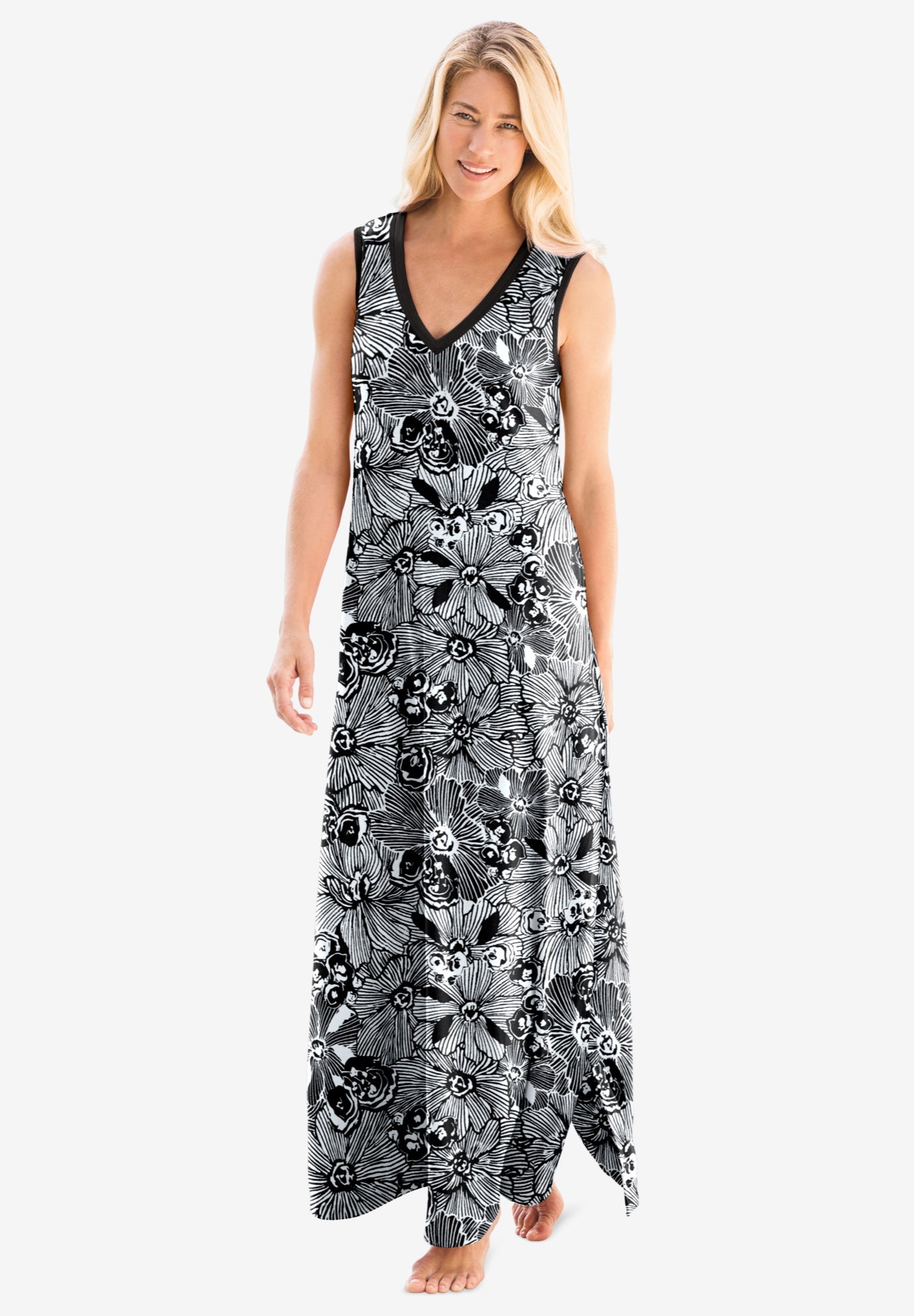 Trapeze V-Neck Lounger image number 0