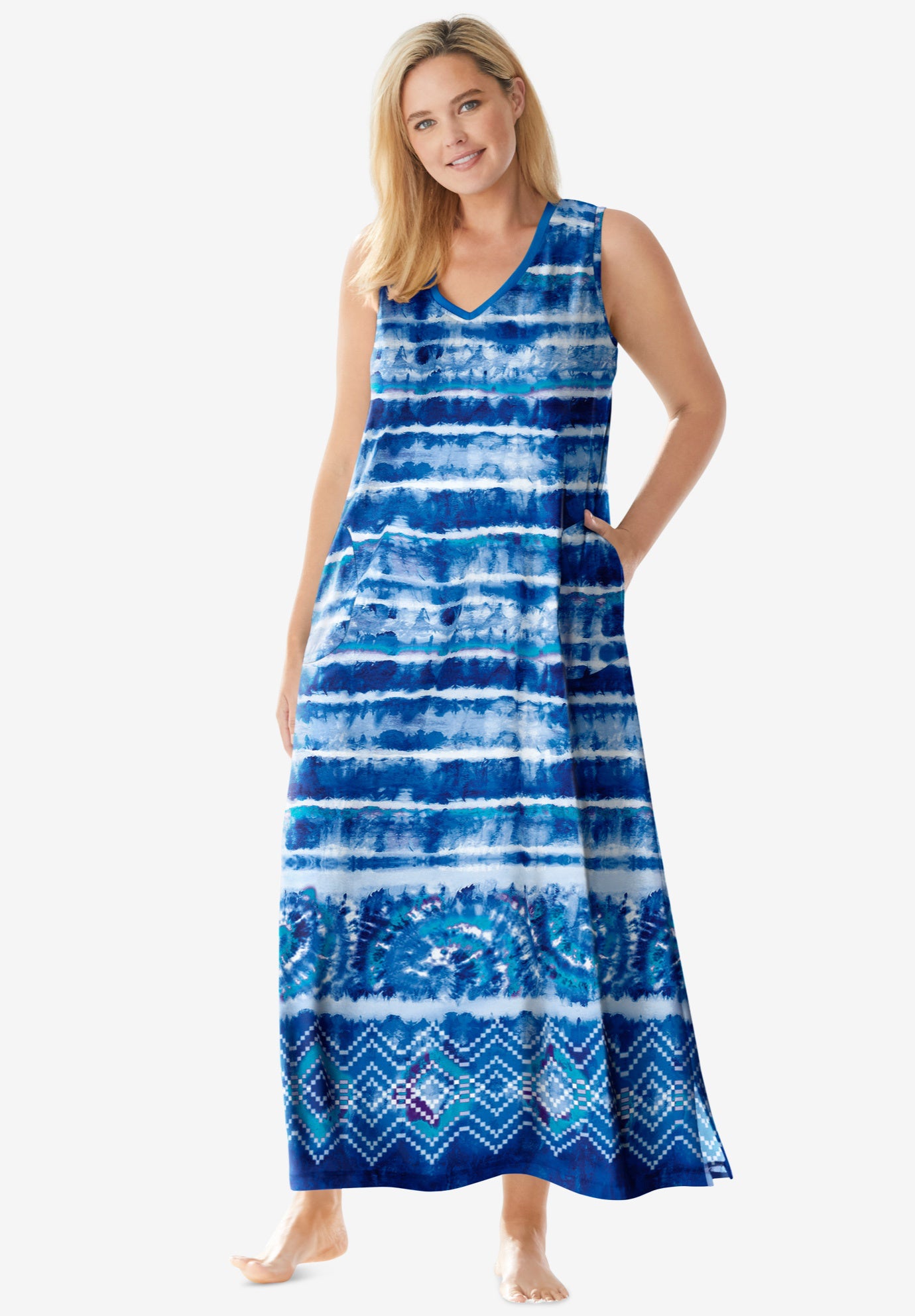 Trapeze V-Neck Lounger image number 0