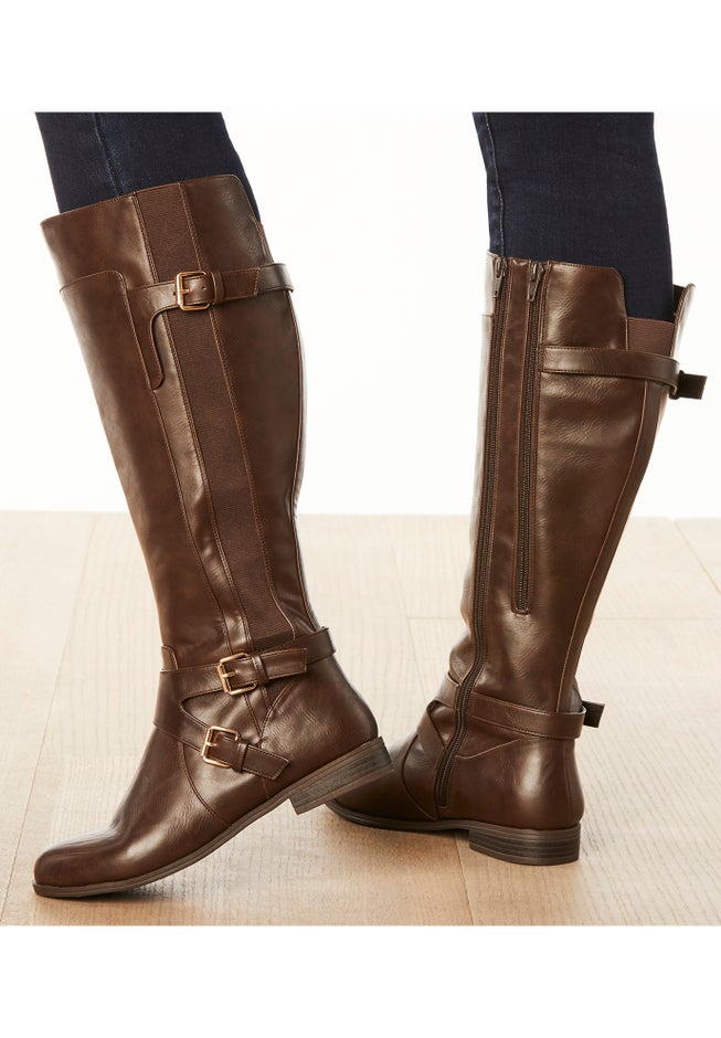 The Whitley Tall Wide Calf Boot By Comfortview image number 10