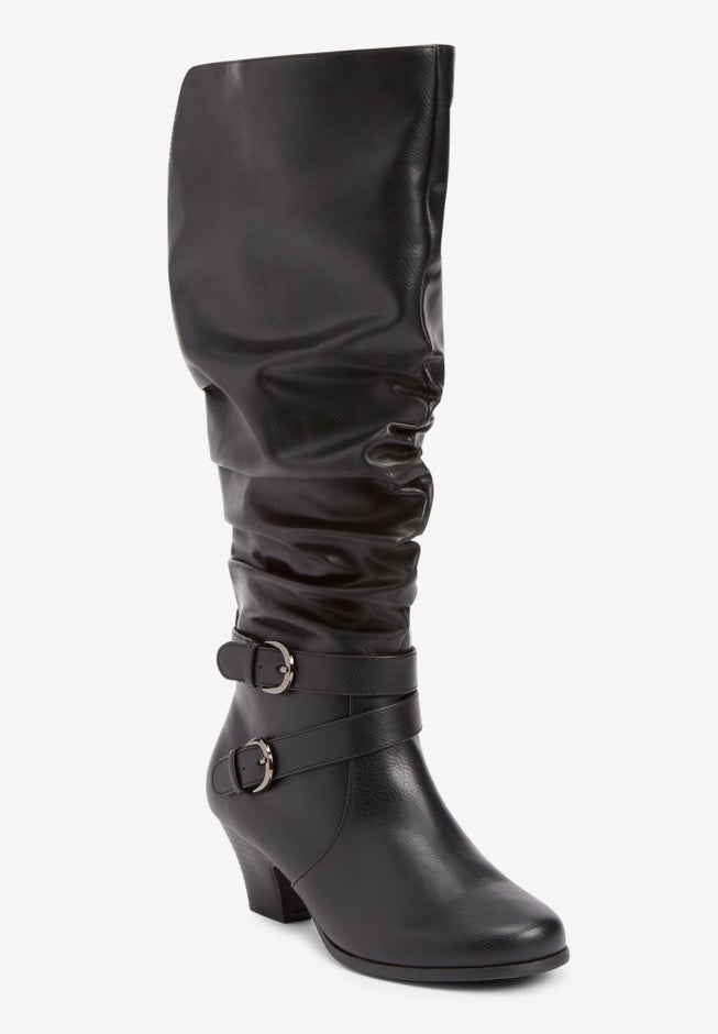 The Cleo Tall Wide Calf Boot By Comfortview image number 0