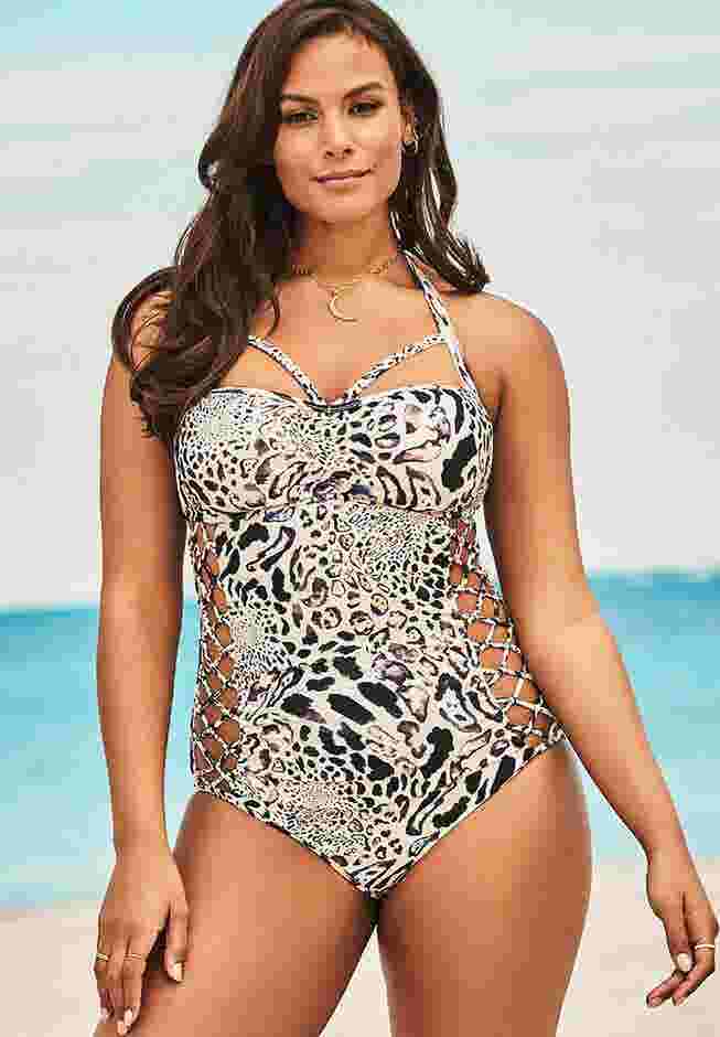 Boss Underwire One Piece Swimsuit image number 2