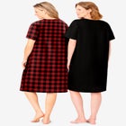 2-Pack Short-Sleeve Sleepshirt image number null