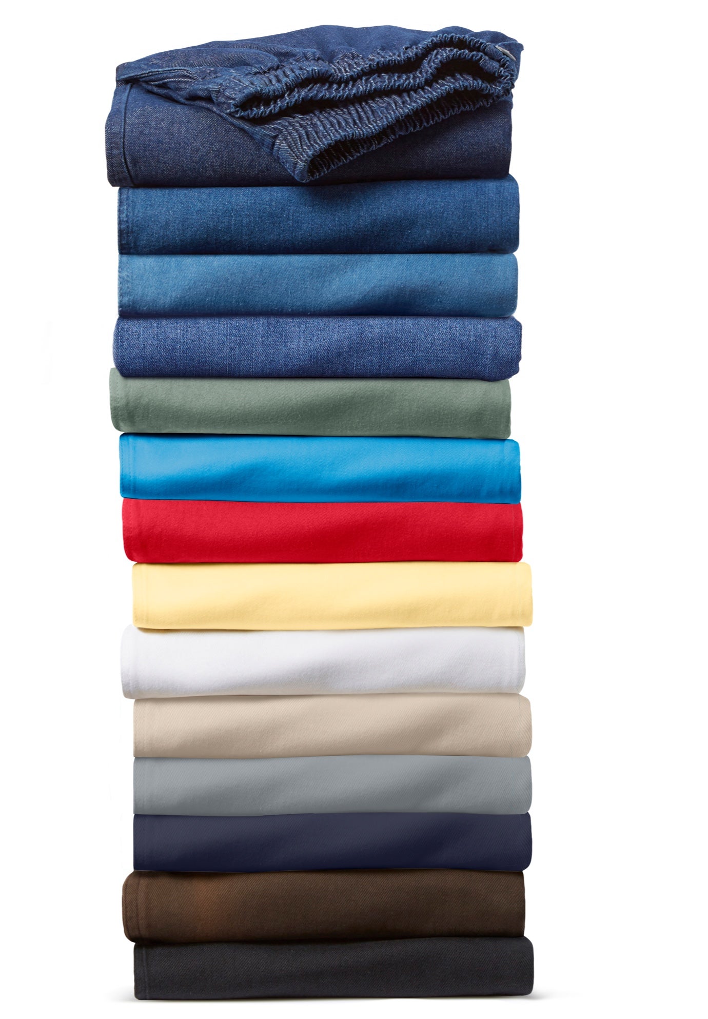 Straight-Leg All-Cotton Denim Pull-On 7-Day Elastic-Waist Jeans image number 5