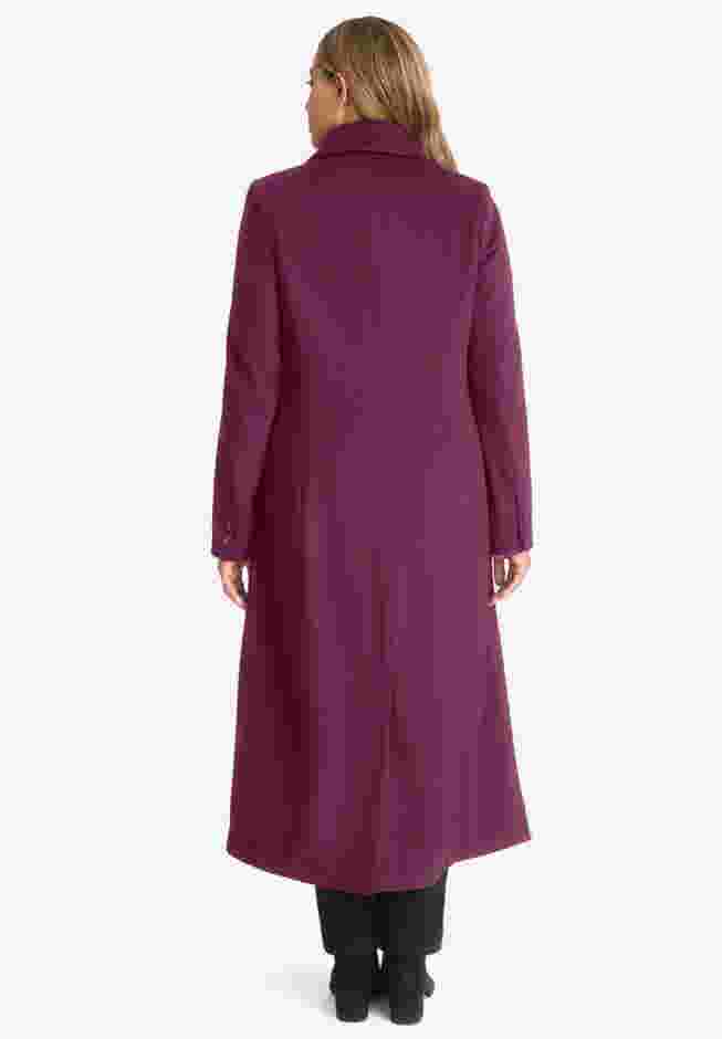 Full Length Wool Blend Coat image number 1