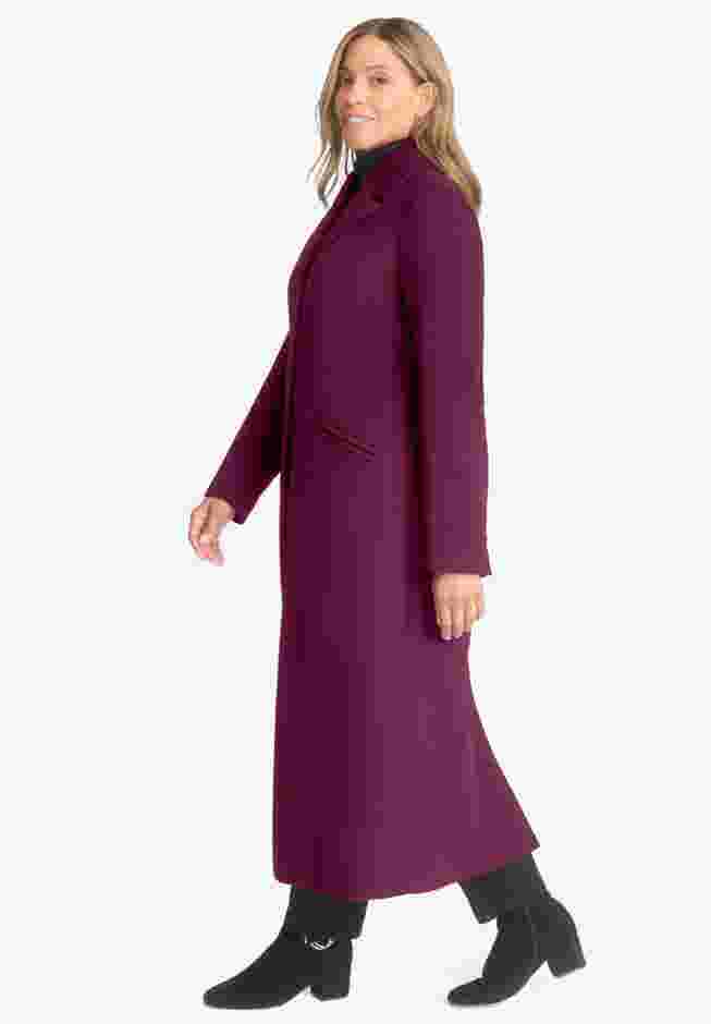 Full Length Wool Blend Coat image number 2
