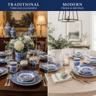 16-PC. Blue Willow Dinnerware Set image number null