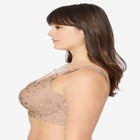 Jacquard Front-Close Wireless Bra image number null