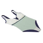 Ribbed V-Wire One Piece Swimsuit image number null