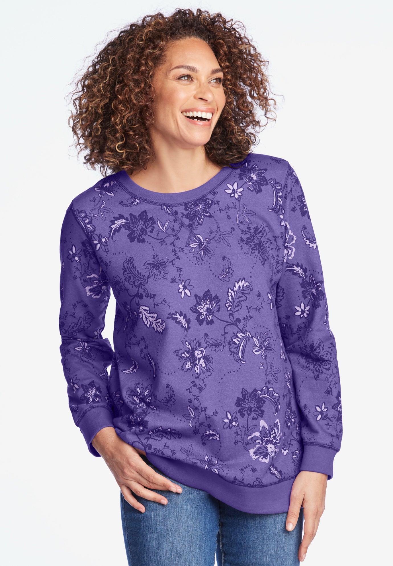 Printed Sweatshirt image number 7