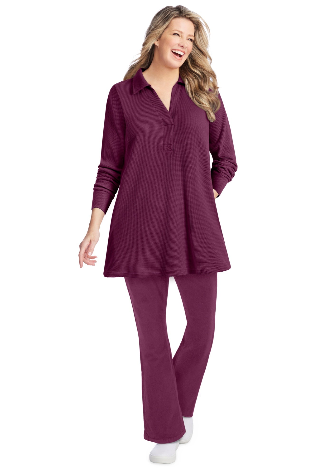 Corduroy Straight Leg Jeans image number 2