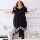 Stoneywood Stripe A-Line Dress (With Pockets) image number null