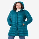 Long Packable Puffer Jacket image number null