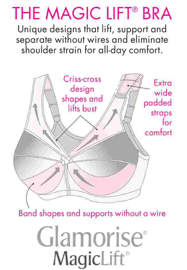Magic Lift® Embroidered Wireless Bra image number 3