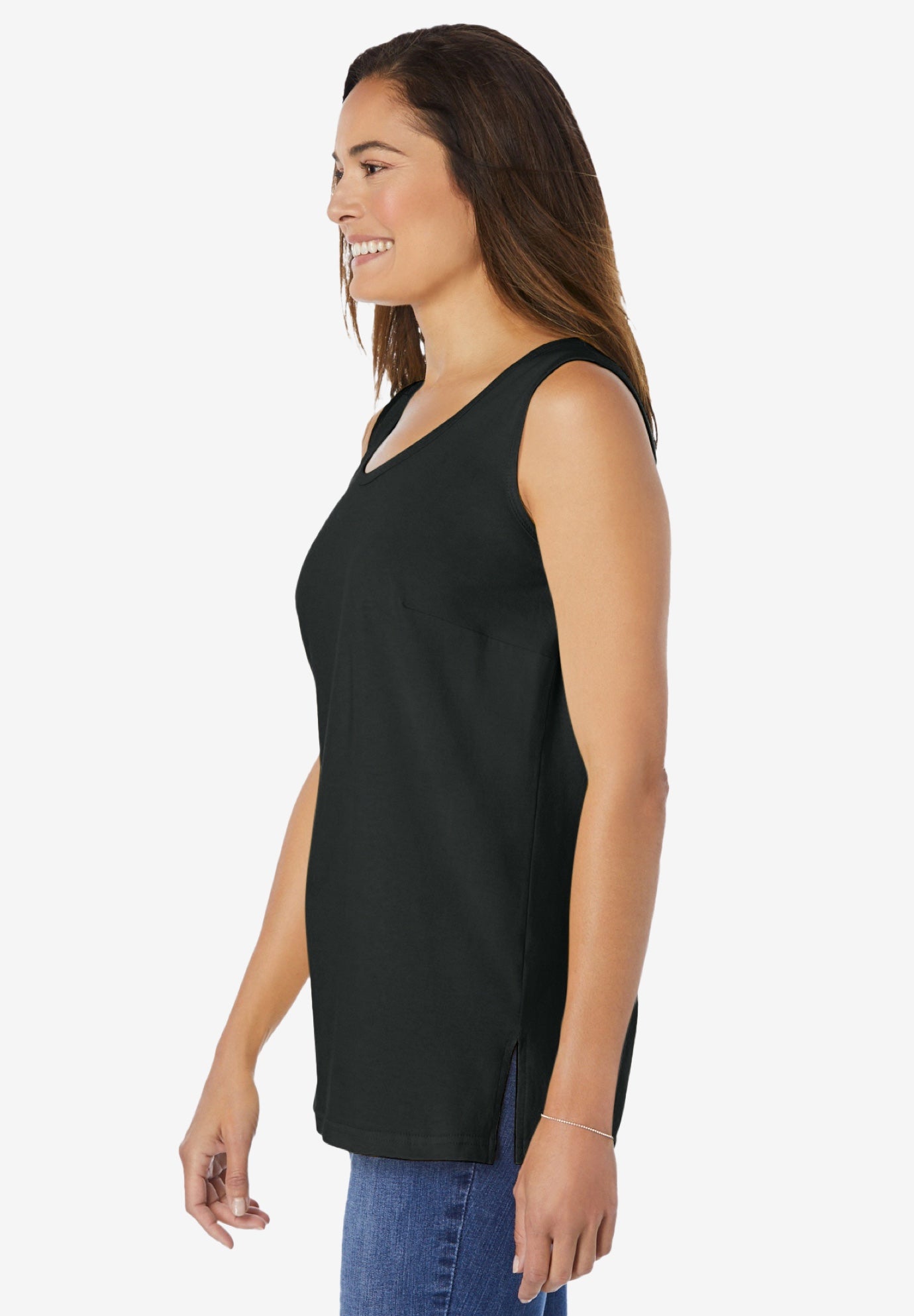Perfect Scoopneck Tank Top image number 3