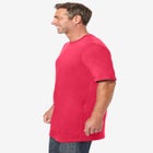 Shrink-Less&trade; Lightweight Longer-Length Crewneck T-Shirt image number null