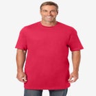 Shrink-Less&trade; Lightweight Longer-Length Crewneck T-Shirt image number null