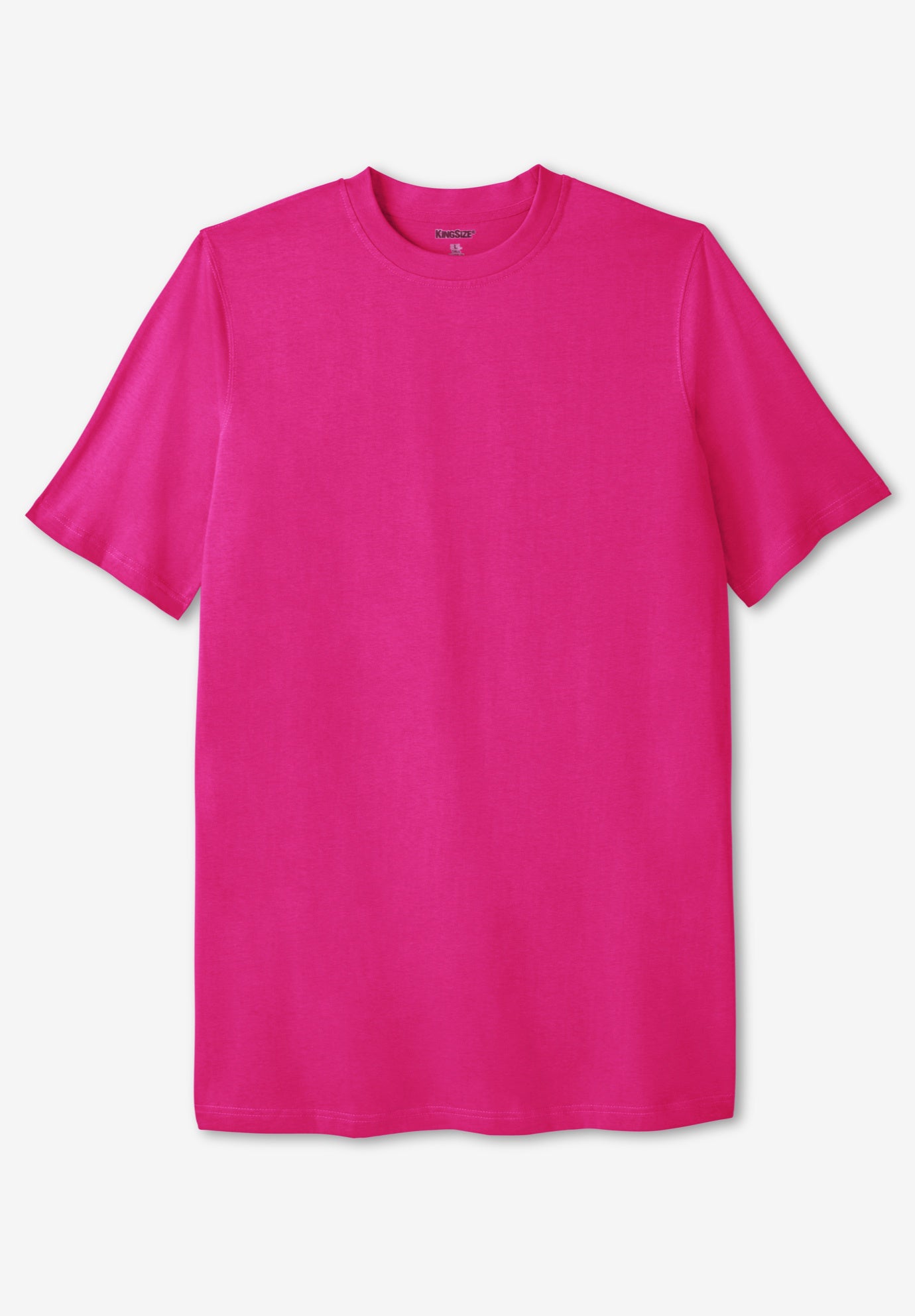Shrink-Less&trade; Lightweight Longer-Length Crewneck T-Shirt image number 0