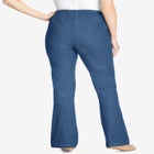 Fineline Stretch Denim Pull-On Bootcut Jeans image number null