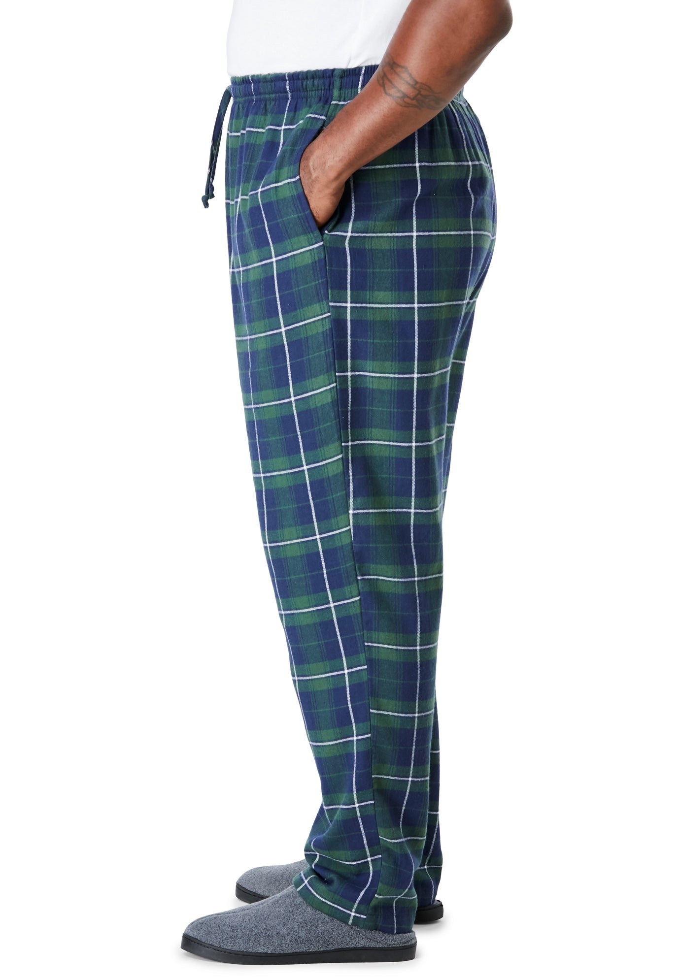 Flannel Plaid Pajama Pants image number 1