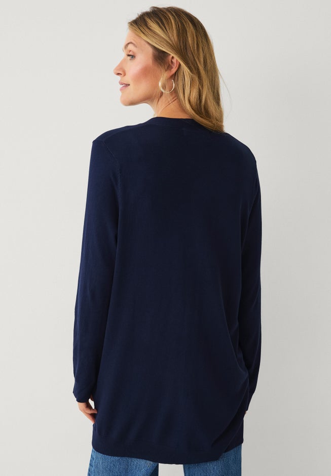 Long Button Front Cardigan image number 1