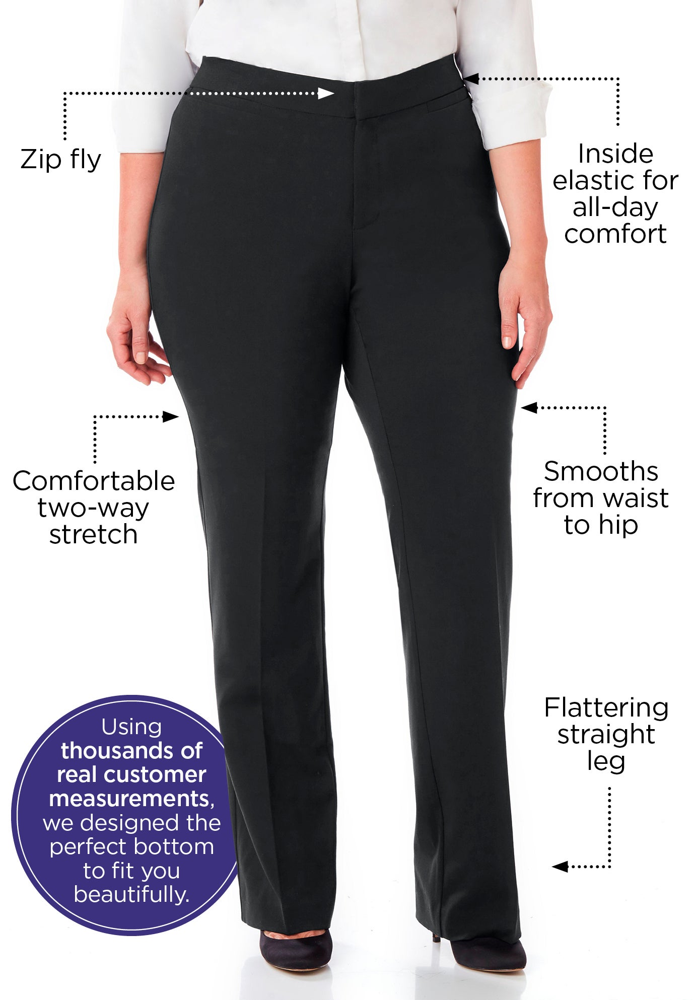 Right Fit&reg; Pant (Curvy) image number 1