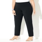 Crepe Knit Pull-On Pant image number null