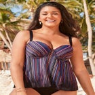 Flyaway Underwire Tankini Top image number null