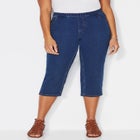 The Knit Jean Capri (With Pockets) image number null
