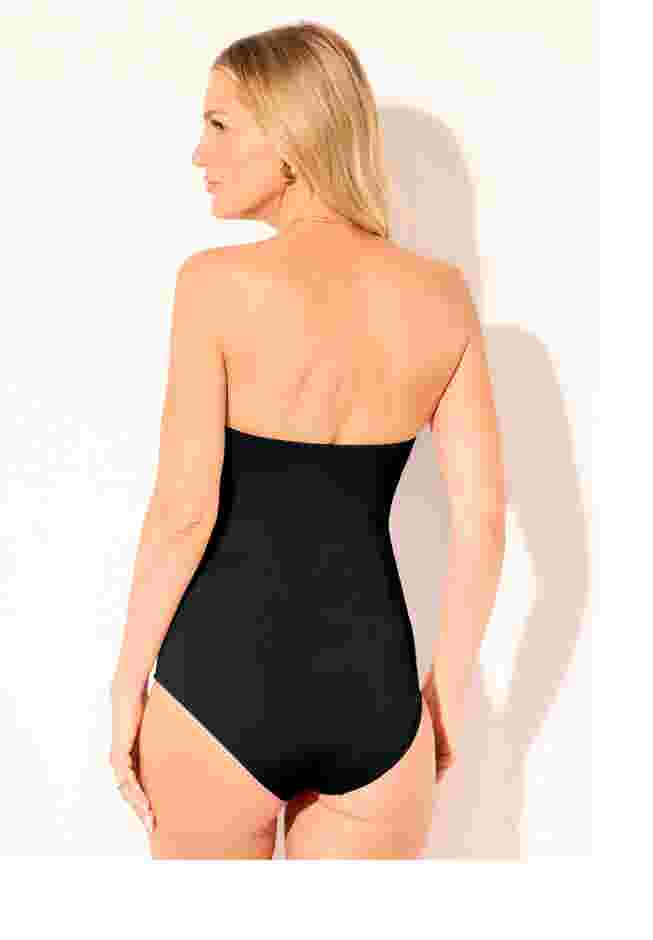 Fringe Bandeau One Piece Swimsuit image number 4