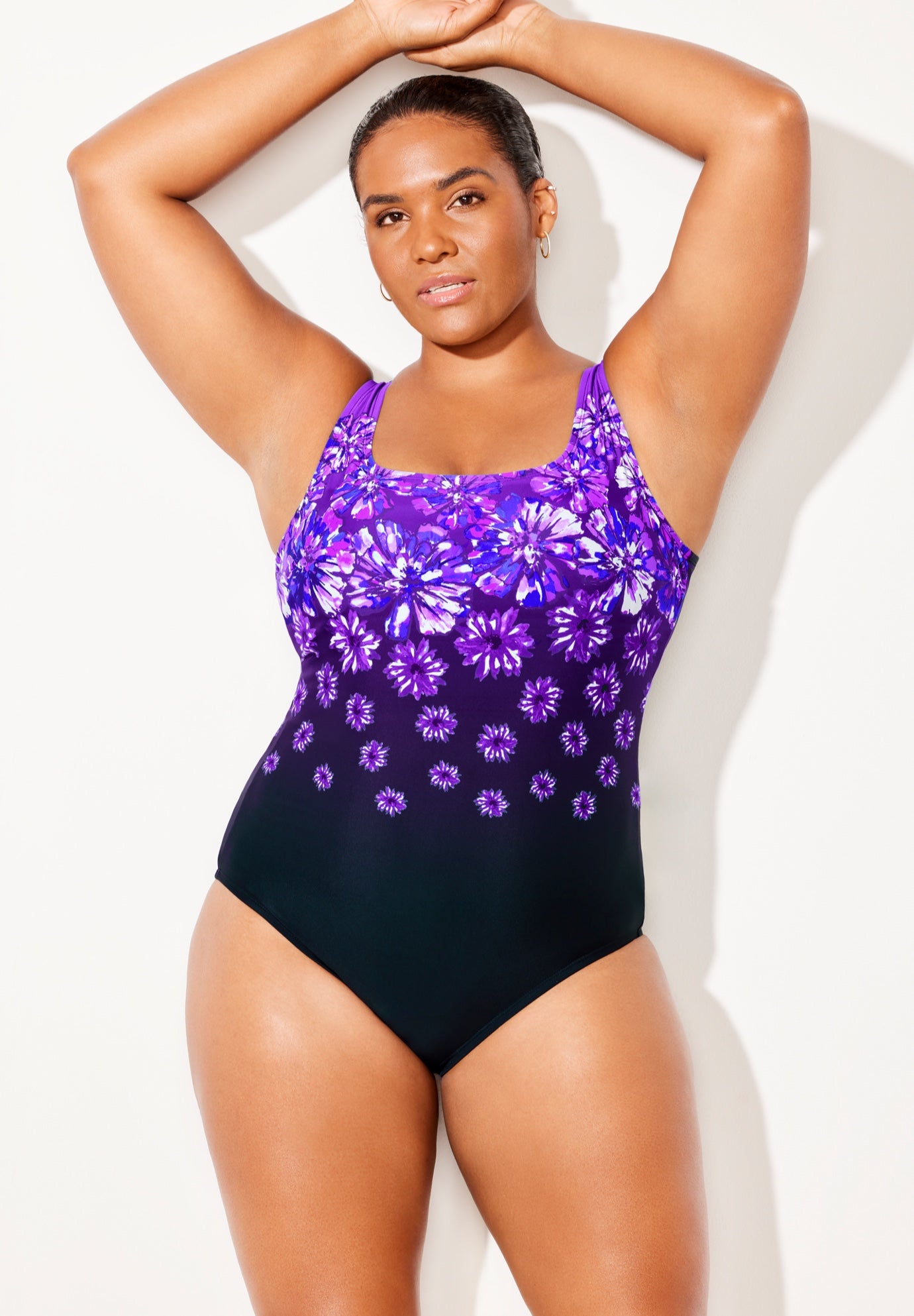 Chlorine Resistant Tank One Piece Swimsuit image number 0