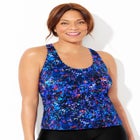 Chlorine Resistant Racerback Tankini Top image number null