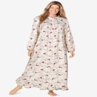 Long Flannel Nightgown image number null