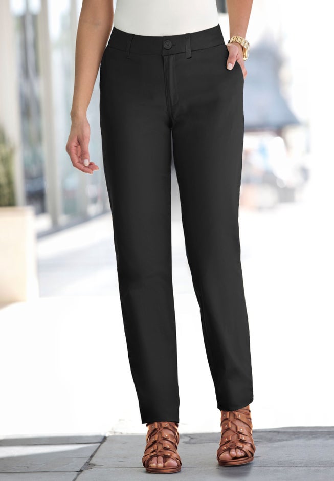 Stretch Cotton Chino Straight-Leg Pant image number 1