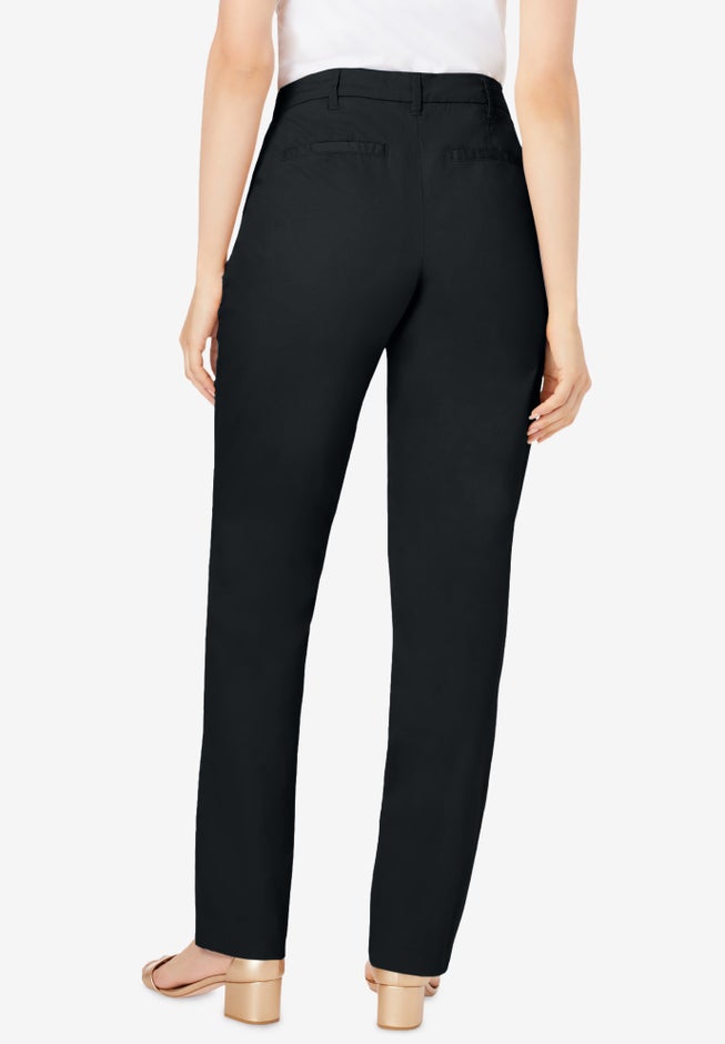 Stretch Cotton Chino Straight-Leg Pant image number 2