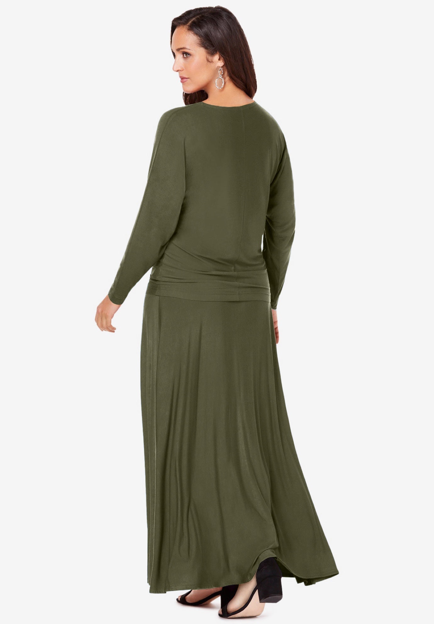 2-Piece Dolman Sleeve Skirt Set image number 1