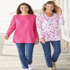 Perfect Long-Sleeve Crewneck Tee image number null