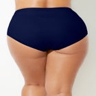 Shirred High Waist Tummy Control Swim Brief image number 1