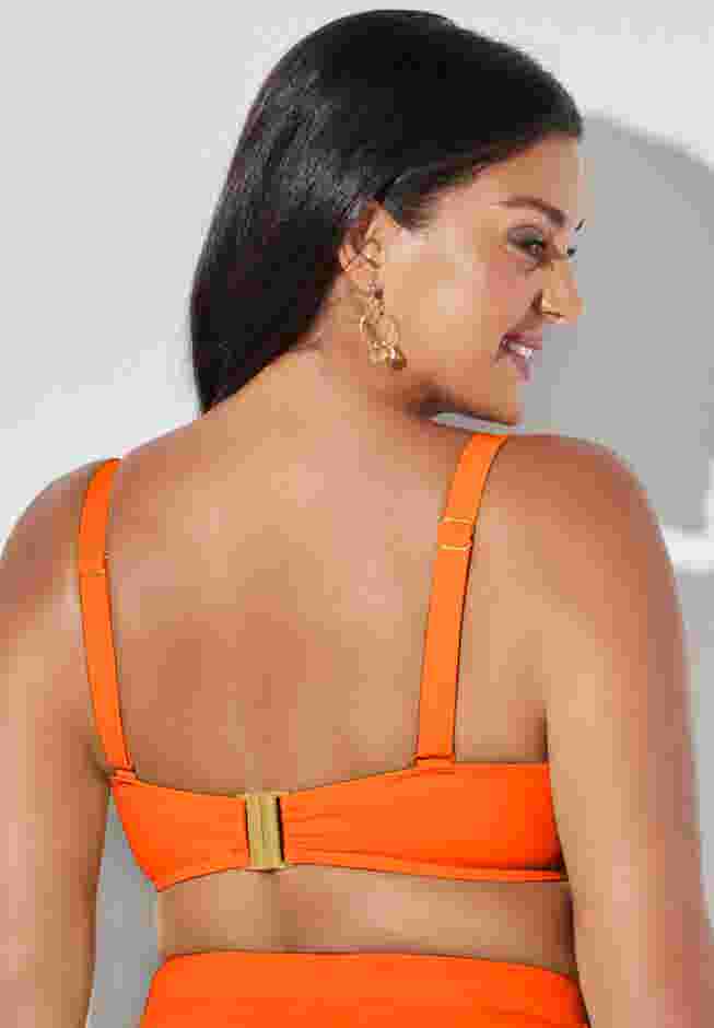 Valentine Ruched Bandeau Bikini Top image number 2