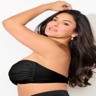 Valentine Ruched Bandeau Bikini Top image number null