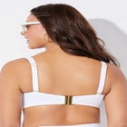 Valentine Ruched Bandeau Bikini Top image number null