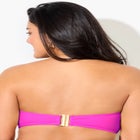 Valentine Ruched Bandeau Bikini Top image number null