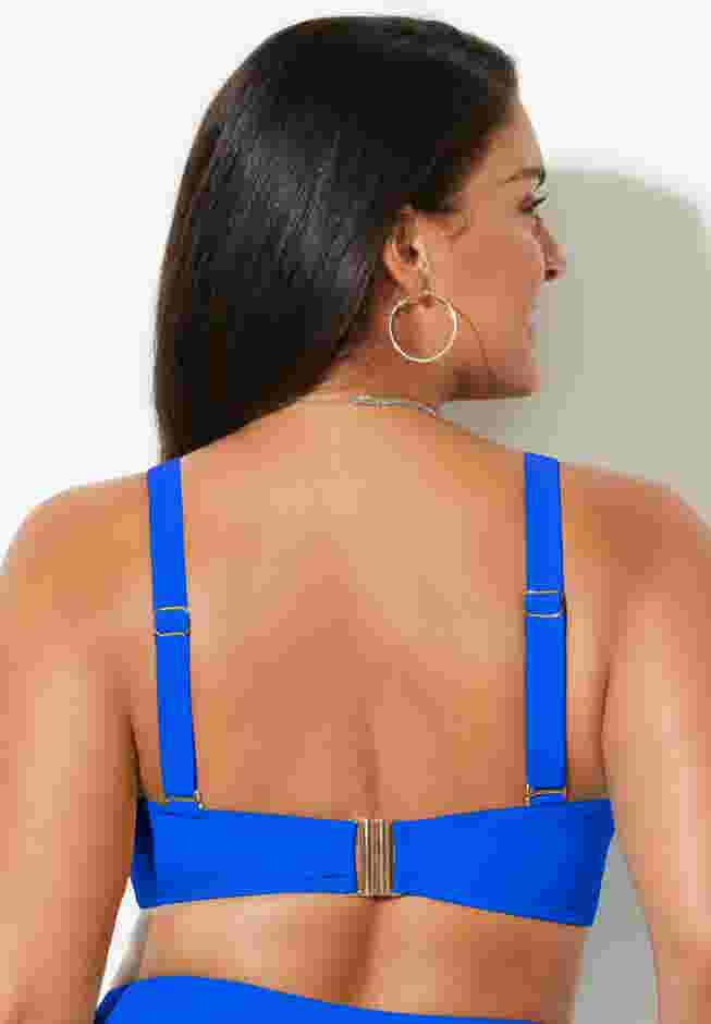 Valentine Ruched Bandeau Bikini Top image number 1