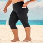 Compression Swim Capri image number null