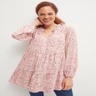 Ruffle-Neck Tiered Tunic image number null