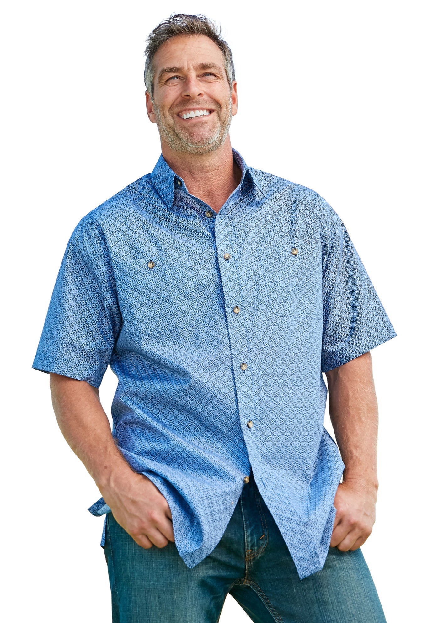 Easy Care Woven Sport Shirt image number 1