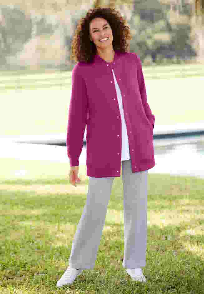 Womens Plus-Size Better-Fleece Pull-On Drawstring Sweatpants image number 6