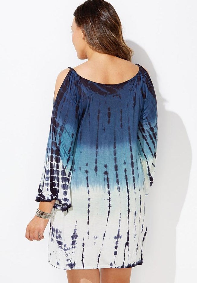 Miranda Tie Dye Cover Up Tunic image number null
