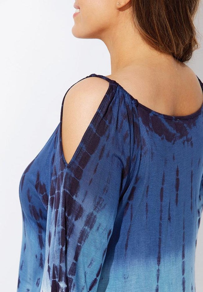Miranda Tie Dye Cover Up Tunic image number null