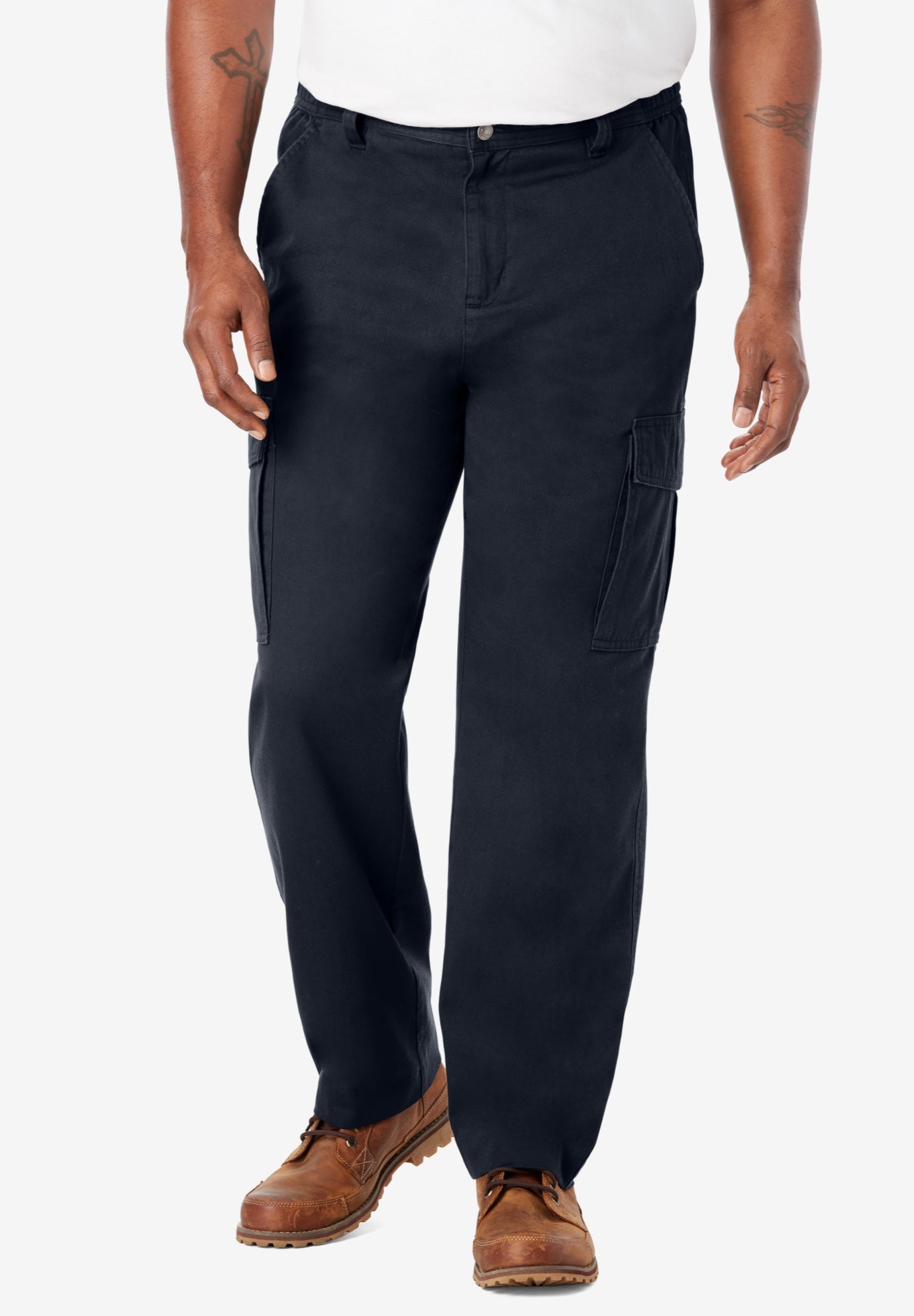 Renegade Side-Elastic Waist Cargo Pants image number 0