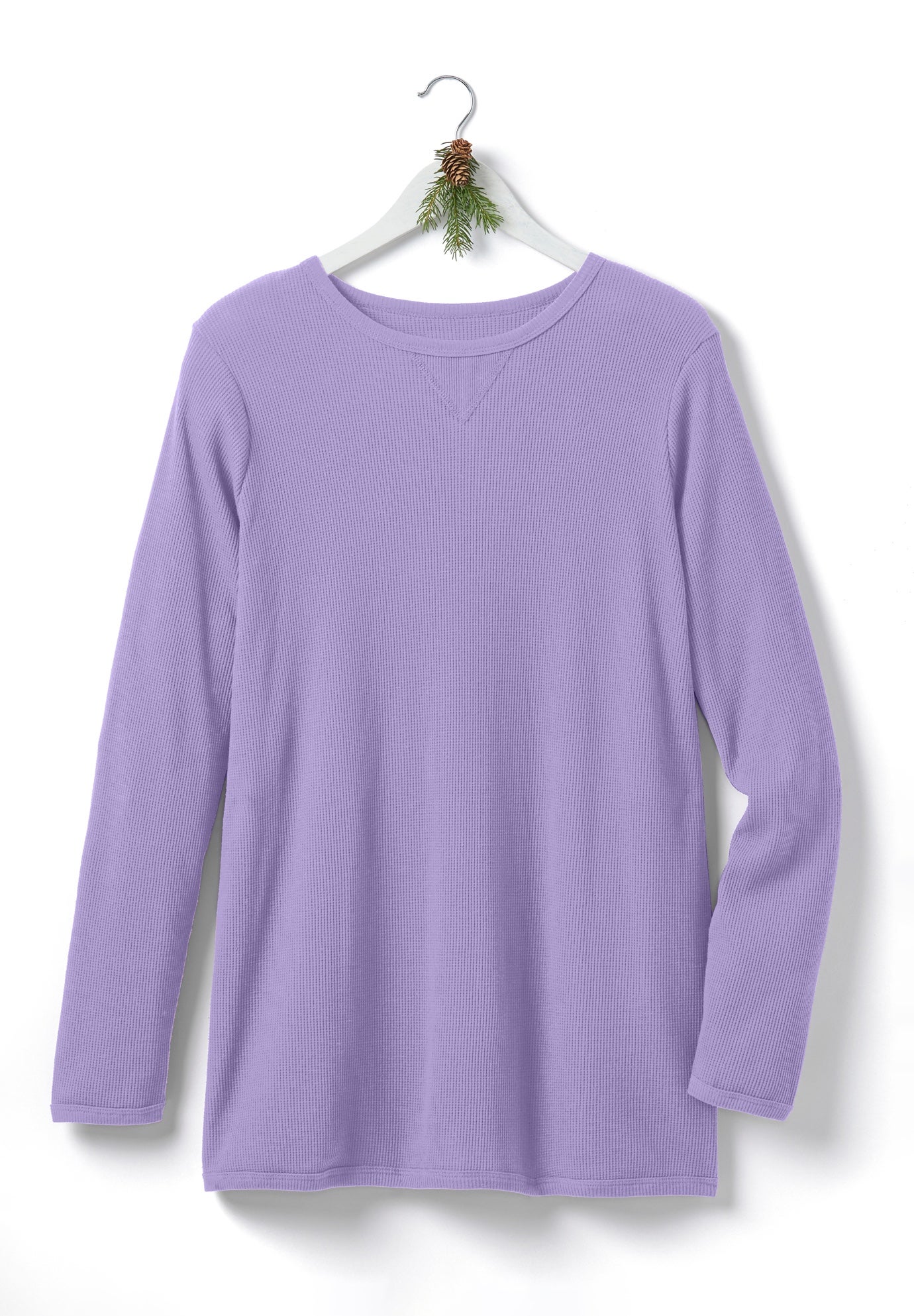 Ultra Soft Waffle Thermal Sweatshirt image number 2